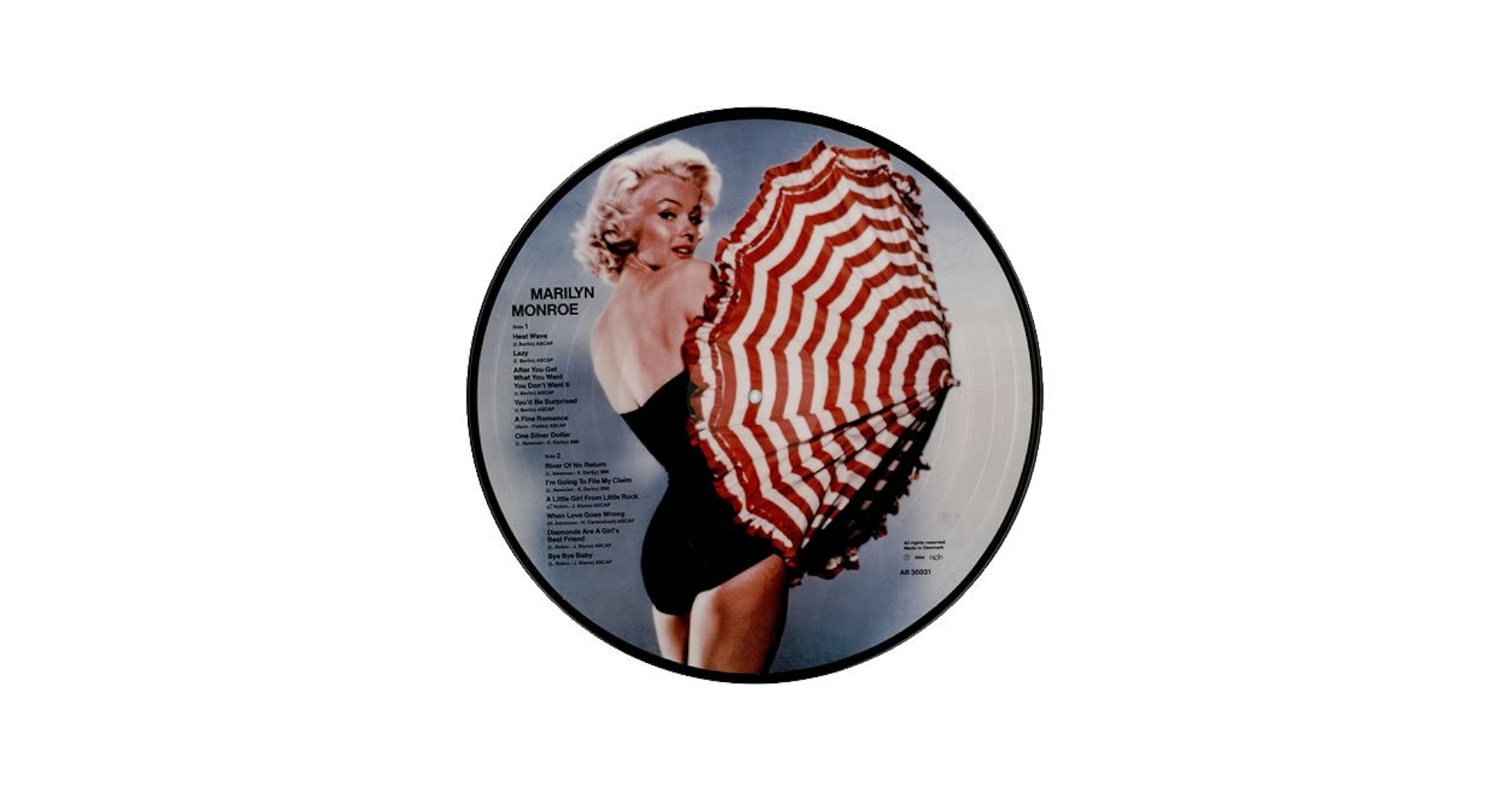 Marilyn Monroe - PICTURE DISC - SEXY COVER - RARE - 1984 by